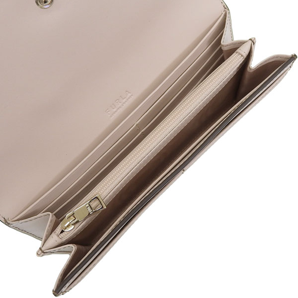 s25g-A819k【中古】FURLA フルラ　PRIMULA CONTINETAL WALLET SLIM プリムラ コンチネンタル ウォレット　フラップ　長財布　WP00216 FURLA - s25g-A819k【中古】FURLA フルラ PRIMULA CONTINETAL WALLET