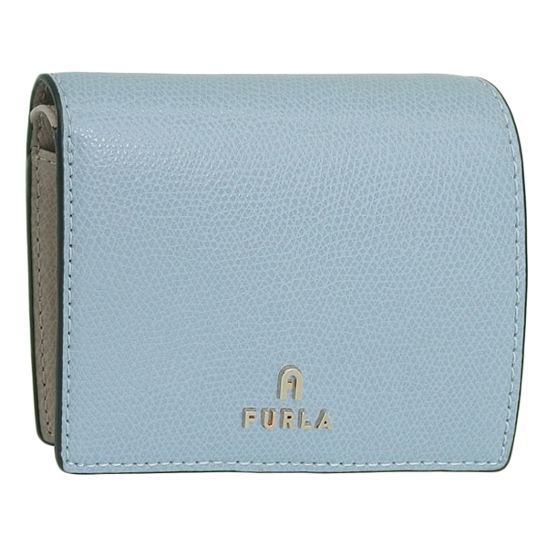 �t���� ���z ���f�B�[�X 2�܂� �܍��z �R���p�N�g ���U�[ �u���[�x�[�W�� �J�����A FURLA CAMELIA S COMPACT WALLET BIFOLD COIN WP00304ARE0003593S