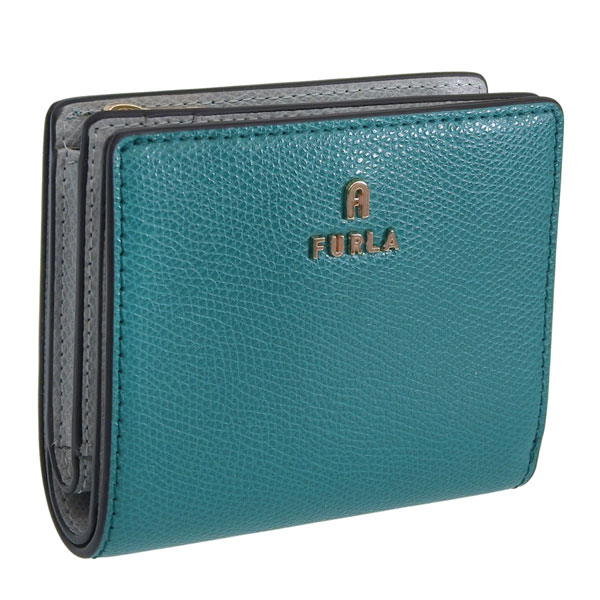 �t���� ���z ���f�B�[�X 2�܂� �܍��z �R���p�N�g ���U�[ �O���[���O���[ �J�����A FURLA CAMELIA S COMPACT WALLET L ZIP WP00307ARE0004505S
