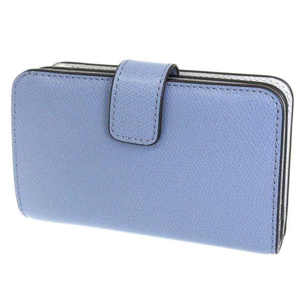 【FURLA】 ミニ財布 青 コンパクト レザー 2つ折り 専用箱付 FURLA】 ミニ財布 青 コンパクト レザー 2つ折り 専用箱付