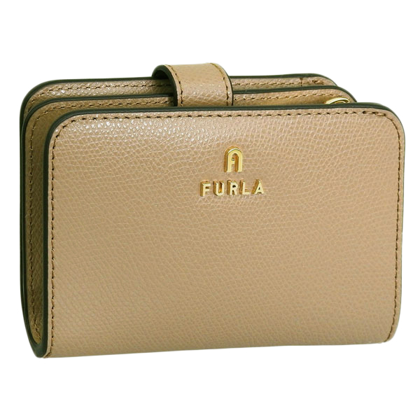 �t���� ���z ���f�B�[�X 2�܂� �܍��z �R���p�N�g ���U�[ �x�[�W���u���E�� �J�����A FURLA CAMELIA S COMPACT WALLET WP00315ARE0001257S
