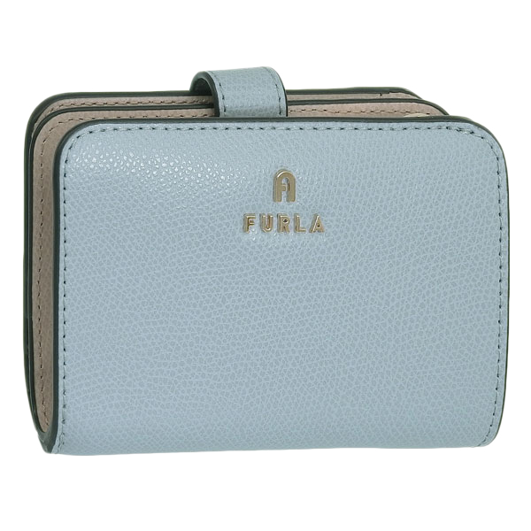 �t���� ���z ���f�B�[�X 2�܂� �܍��z �R���p�N�g ���U�[ �u���[�x�[�W�� �J�����A FURLA CAMELIA S COMPACT WALLET WP00315ARE0003593S
