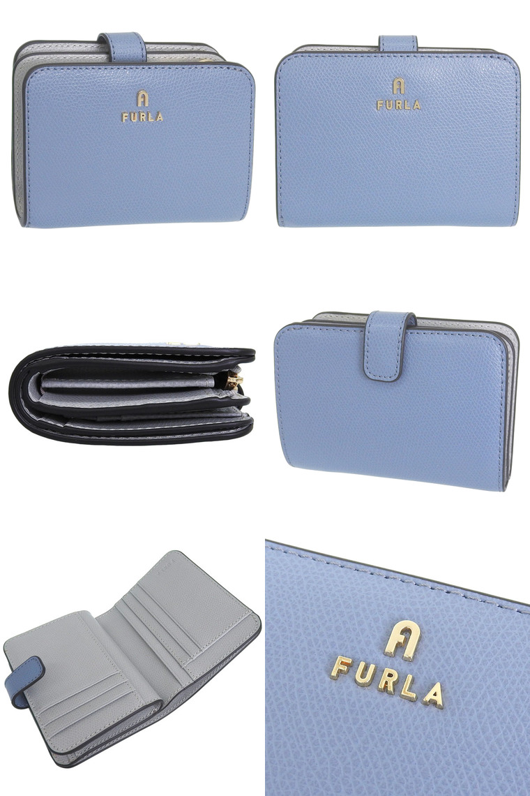 FURLA（フルラ） 財布 レディース 2つ折り 折財布 コンパクト レザー