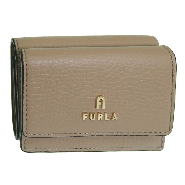 新品未使用品 フルラ FURLA 折り財布 ミニ財布 三つ折り ブラウン 茶色