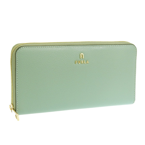 FURLA（フルラ） 財布 レディース 長財布 グリーン カメリア CAMELIA