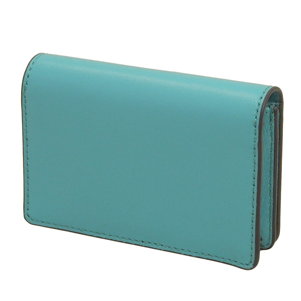 【未使用★保存袋付】FURLA カードケース 名刺入れ アーチロゴ ミントブルー FURLA（フルラ） 名刺入れ レディース アウトレット 名刺ケース カード