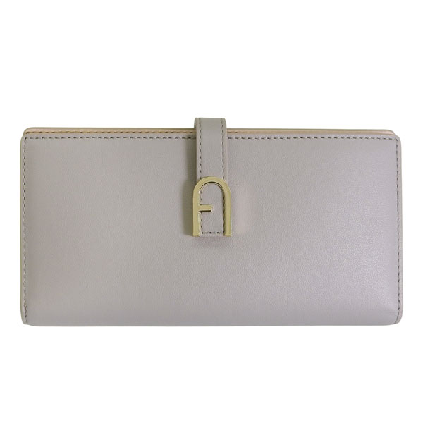 FURLA（フルラ） 財布 レディース 長財布 アウトレット レザー グレー