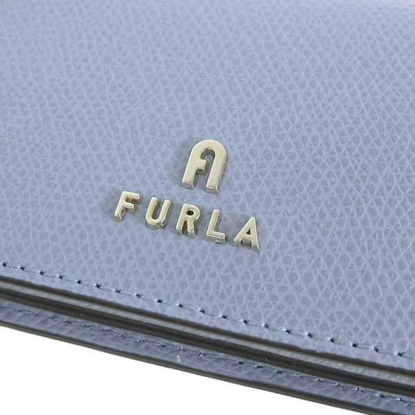 FURLA（フルラ） 名刺入れ レディース カードケース レザー ブルー