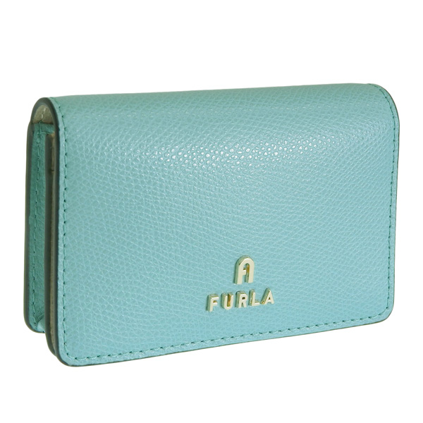 FURLA（フルラ） 名刺入れ レディース カードケース レザー ブルー