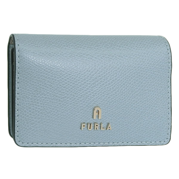 フルラ 名刺入れ レディース カードケース レザー ブルー×ベージュ カメリア FURLA CAMELIA BUSINESS CARD CASE WP00408ARE0003593S FURLA（フルラ） 名刺入れ レディース カードケース レザー ブルー