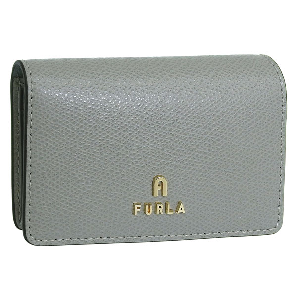 FURLA(フルラ) 名刺入れ レディース カードケース レザー グレー FURLA(フルラ) 名刺入れ レディース カードケース レザー グレー