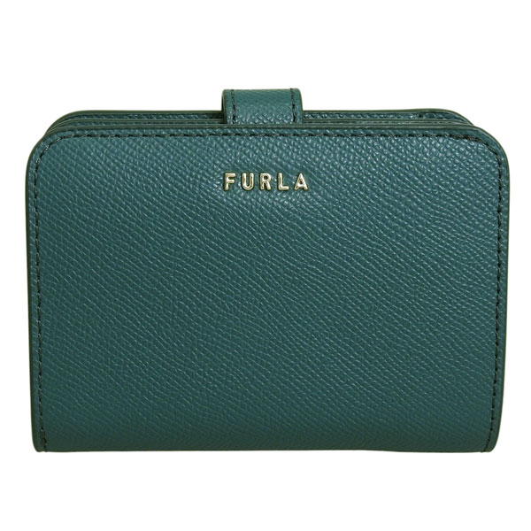 フルラ Furla 財布 レディース ブランド 二つ折り財布 レザー ミントブルー コンパクトウォレット ミニ財布 小さめ 可愛い おしゃれ 【中古】 フルラ FURLA 財布 二つ折り財布 折りたたみ財布 小銭入れ付き WP00314