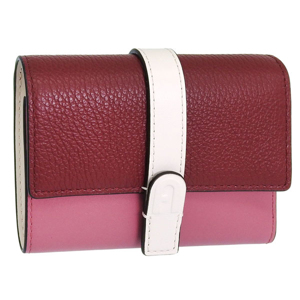 �t���� ���z ���f�B�[�X 3�܂� �܍��z �~�j���z �A�E�g���b�g ���U�[ ���b�h�x�[�W�� �O���c�B�A FURLA GRAZIA COMPACT WALLET TRIFOLD WP00496BX15884551S