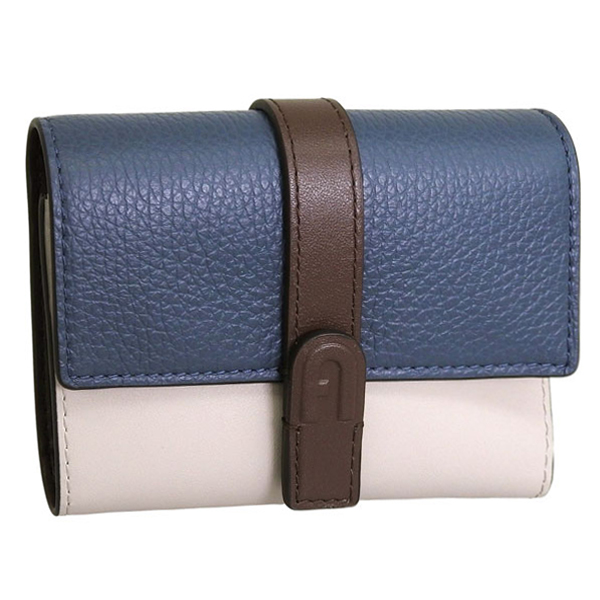FURLA グレージュ 三つ折り財布 フルラ レザー フルラ FURLA Furla 三つ折り財布 CAMELIA カメリア レザー （3787S
