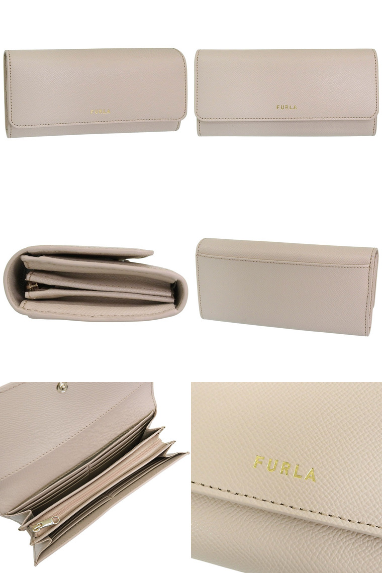 FURLA フルラ 折りたたみ財布 レディース ベージュ 折りたたみ お財布 フルラ FURLA 財布 二つ折り財布 折りたたみ財布 小銭入れ付き WP00315