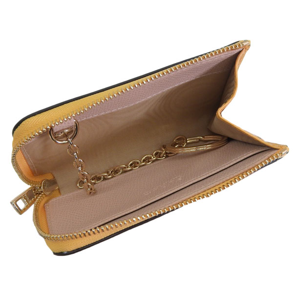 FURLA（フルラ） レディース コインケース レザー イエロー カメリア