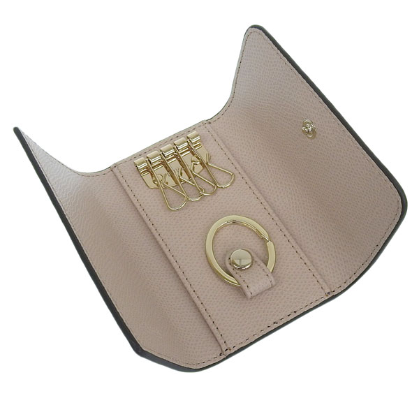 FURLA（フルラ） キーケース 4連 レディース レザー ネイビー カメリア