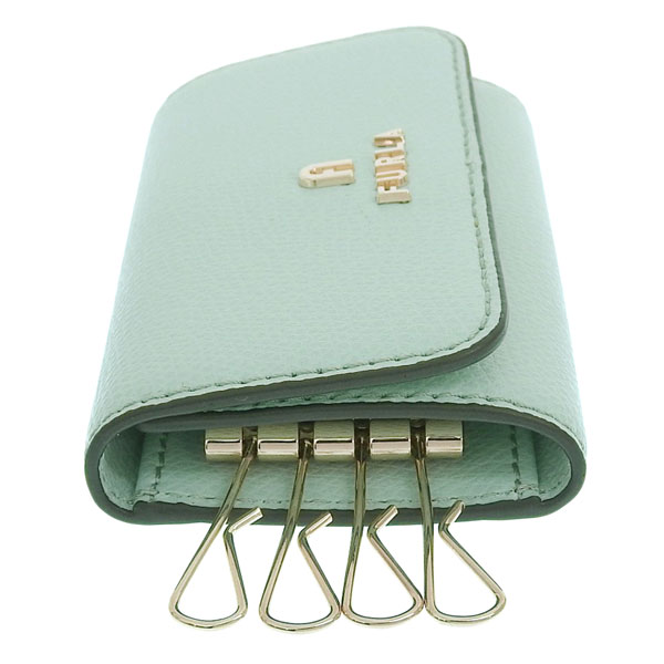 【新品 未使用】FURLA CAMELIA 4連キーケース ライトグレー FURLA（フルラ） キーケース 4連 レディース アウトレット レザー