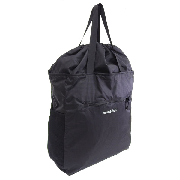 モンベル バッグ メンズ レディース トートバッグ ナイロン ブラック ポケッタブル ライトトート M 1123973BK mont-bell A4対応