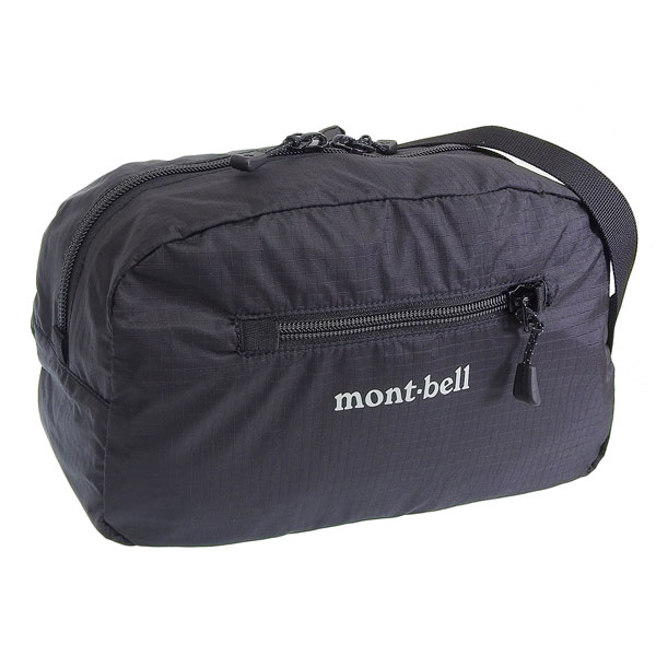 モンベル バッグ メンズ レディース ショルダーバッグ ボディバッグ ナイロン ブラック ポケッタブル ライトポーチ M 1123986 mont-bell