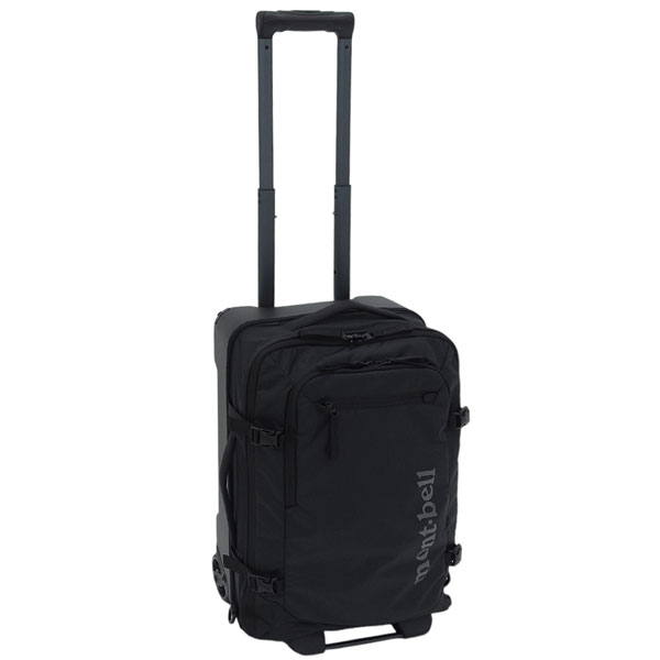 【美品】モンベル ウィーリーバッグ80L キャリーバック 旅行カバン ブラック mont-bell（モンベル） スーツケース メンズ レディース キャリー