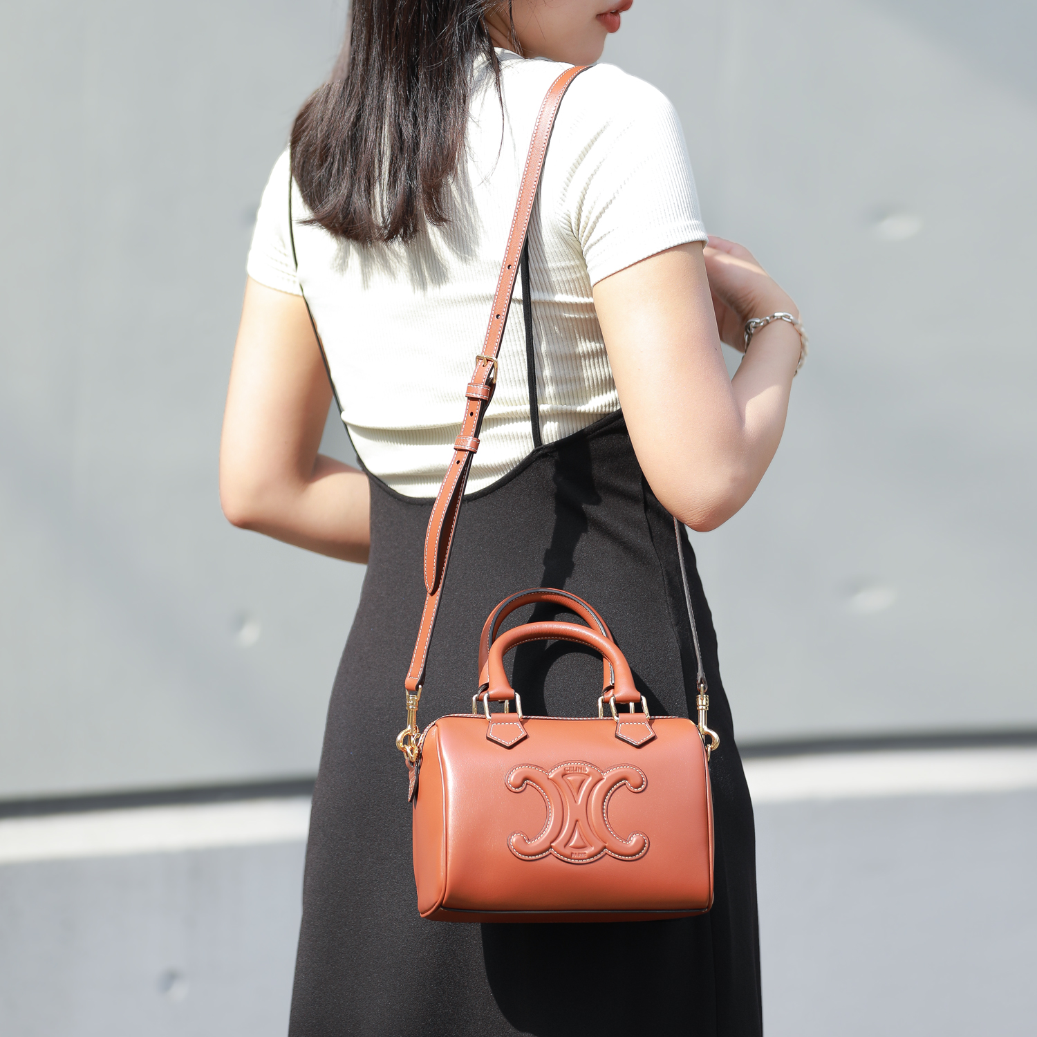 Shop CELINE Calfskin Street Style 2WAY 3WAY Plain Leather Crossbody Logo  (11377 3DU3) by SaKURa_JAPAN