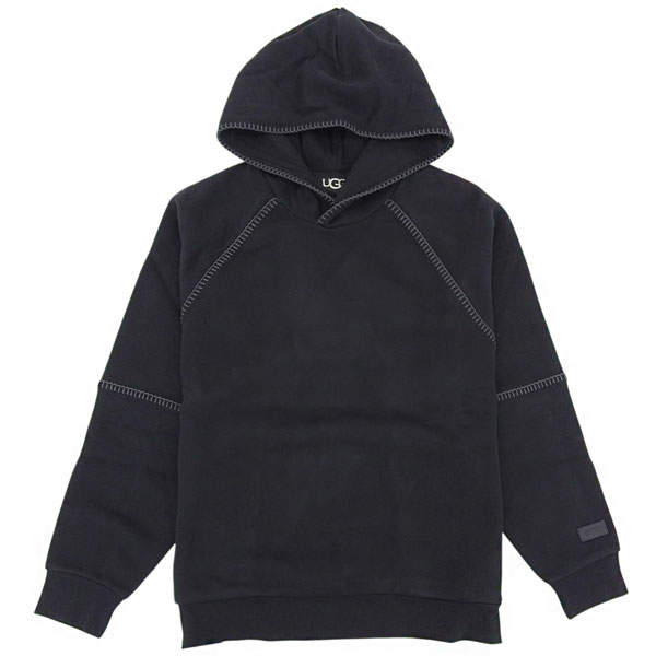 アグ パーカー フーディ レディース プルオーバー S コットン混 ブラック W CLASSIC HOODIE 1158751BLACKS UGG | UGG
