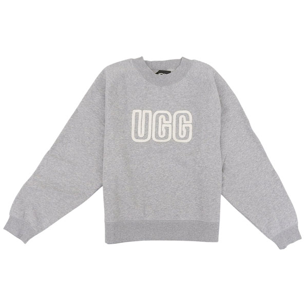 UGG（アグ） スウェット レディース XS トレーナー コットン混 グレー