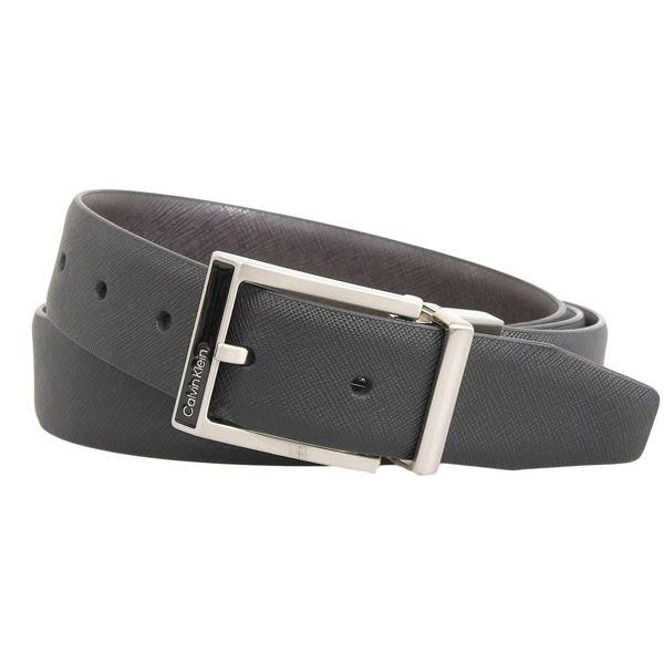 カルバンクライン ベルト メンズ リバーシブル ビジネス カジュアル 48 ブラック 11CK010021 CALVIN KLEIN