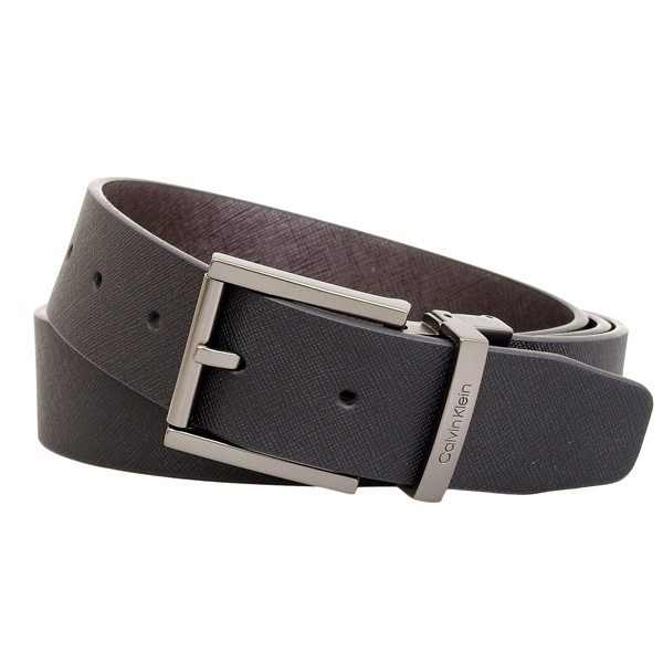 カルバンクライン ベルト メンズ リバーシブル ビジネス カジュアル 48 ブラック 11CK010025 CALVIN KLEIN