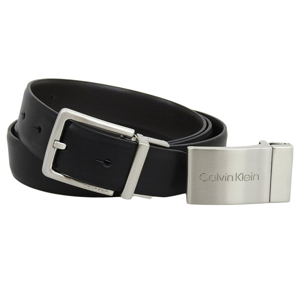 カルバンクライン ベルト メンズ リバーシブル スーツ ビジネス カジュアル 48 レザー 本革 ブラック×ブラウン 4 in 1 Men's Belt Set 11CK020005 CALVIN KLEIN