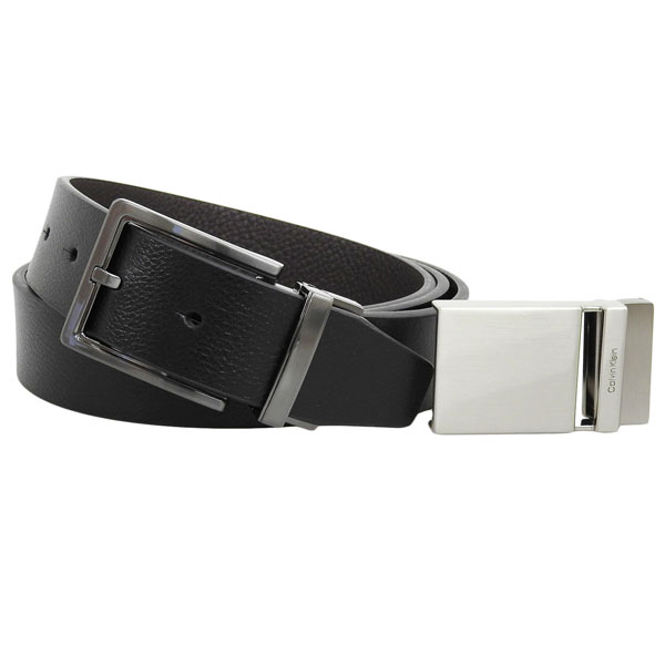 カルバンクライン ベルト メンズ リバーシブル スーツ ビジネス カジュアル 48 レザー 本革 ブラック×ブラウン 4 in 1 Men's Belt Set 11CK020025-014 CALVIN KLEIN