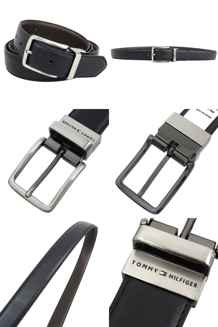 トミーヒルフィガー ベルト メンズ リバーシブル スーツ ビジネス カジュアル 42 105 レザー 本革 ブラックブラウン 11TL02003 TOMMY HILFIGER | TOMMY HILFIGER | 04