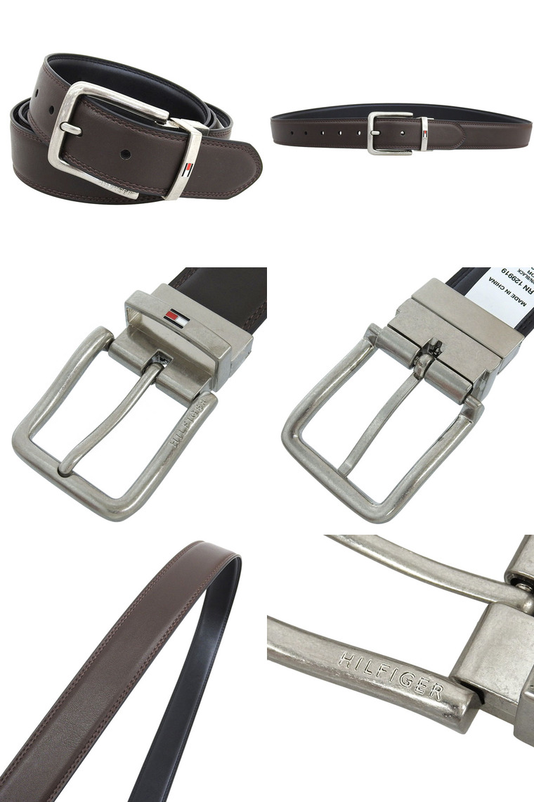 トミーヒルフィガー ベルト メンズ リバーシブル スーツ ビジネス カジュアル 42 105 レザー 本革 ブラックブラウン 11TL02003 TOMMY HILFIGER | TOMMY HILFIGER | 05