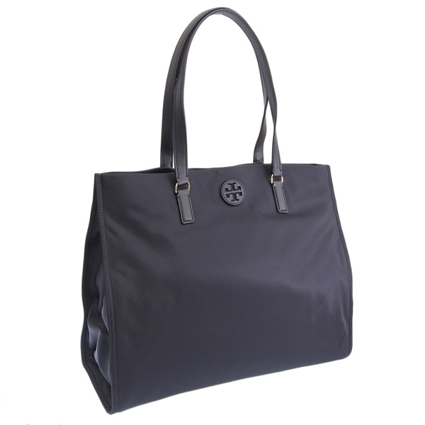 トリーバーチ バッグ レディース トートバッグ アウトレット OS ブラック ELLA NYLON TOTE 136144-001 TORY BURCH A4対応