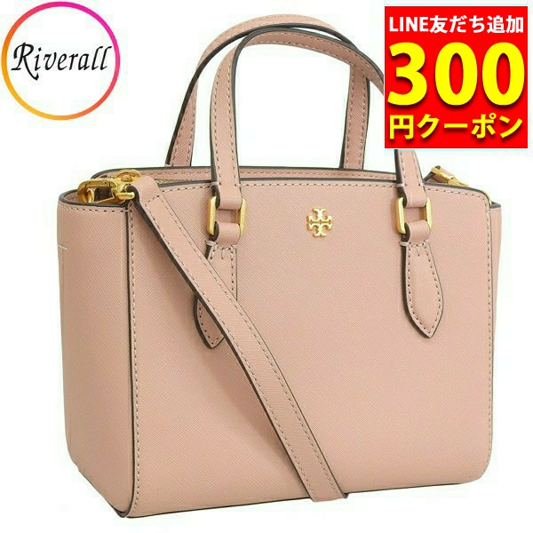 【18時〜翌9時P10％還元】トリーバーチ バッグ レディース トートバッグ 2WAY アウトレット ライトピンク EMERSON MINI TOP ZIP TOTE 138366-664 TORY BURCH