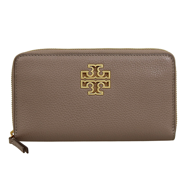 Tory Burch　トリーバーチ 長財布 レディース　レザー グレージュ TORY BURCH（トリーバーチ） 財布 レディース 長財布 レザー グレー