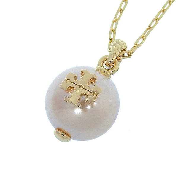 トリーバーチ アクセサリー レディース ネックレス アウトレット ベビーピンク ROPE PEARL CHAIN NECKLACE 143338 666 TORY BURCH