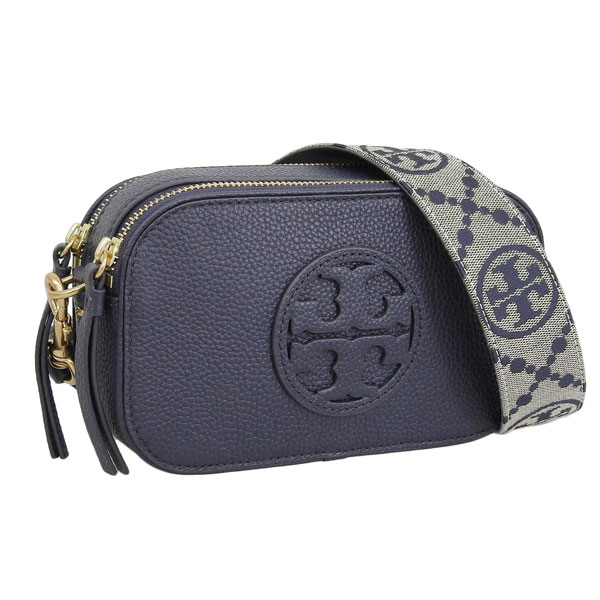 トリーバーチ バッグ レディース ショルダーバッグ レザー ネイビー MILLER MINI CROSSBODY BAG 150153 405 TORY BURCH