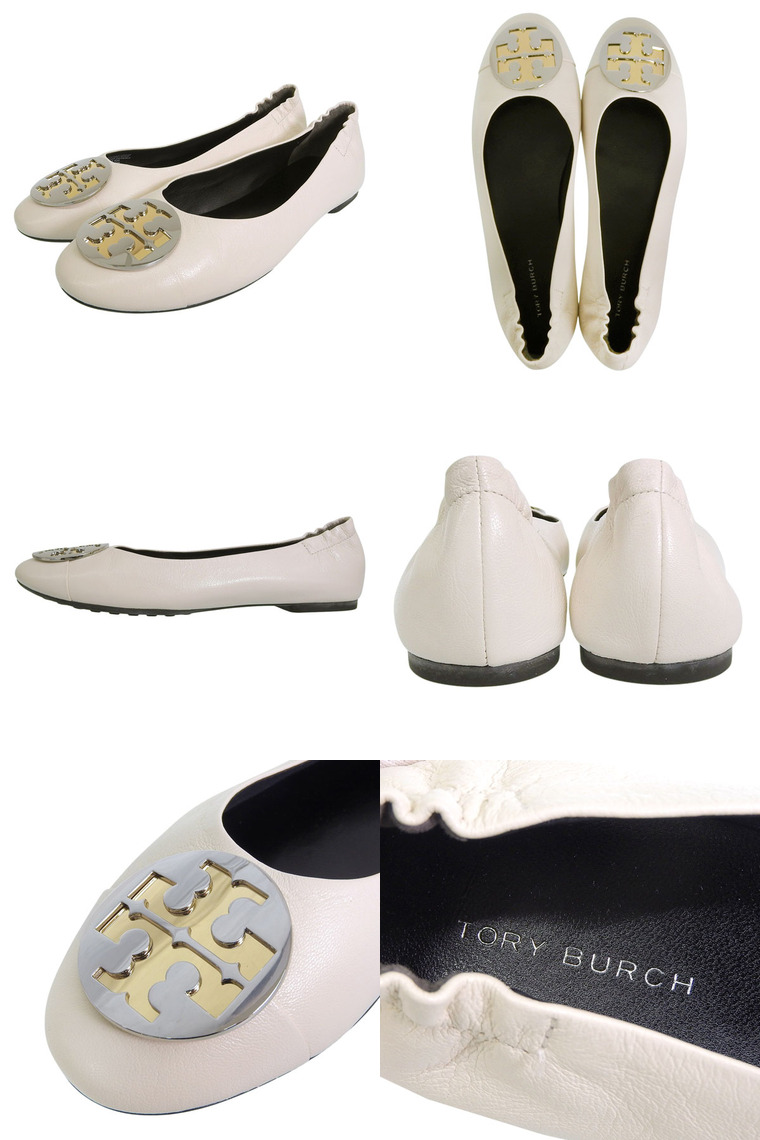 ショコラ　TORY BURCH トリーバーチ　ホワイトパンプス TORY BURCH（トリーバーチ） 靴 レディース パンプス アウトレット