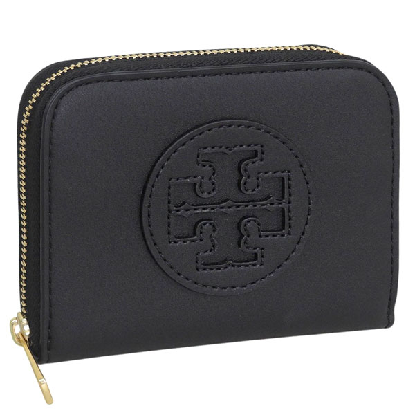 トリーバーチ コインケース 小銭入れ レディース ブラック ELLA BIO SMALL ZIP WALLET 157505 001 TORY BURCH