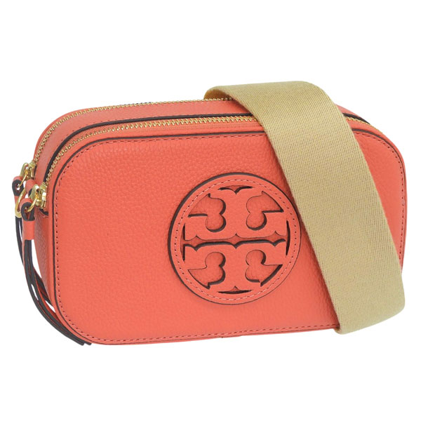 トリーバーチ バッグ レディース ショルダーバッグ レザー コーラル MILLER MINI CROSSBODY BAG 158488 650 TORY BURCH