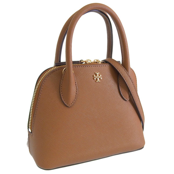 TORY BURCH ショルダーバッグ 2WAY ブラウン 本革 ゴールド金具 中古・古着通販】TORY BURCH (トリーバーチ) 2WAYショルダー