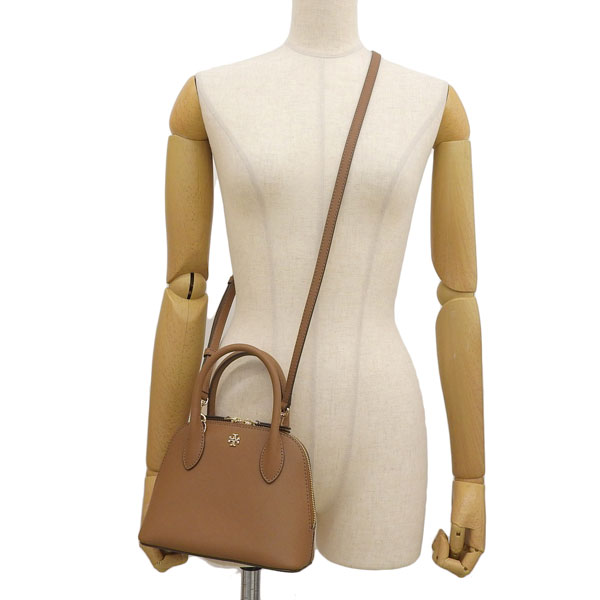 Tory Burch ブラウンレザーショルダーバッグ Tory Burch - TORY BURCH(トリーバーチ) ショルダーバッグ