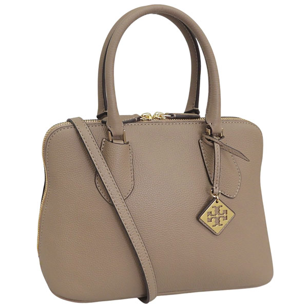 トリーバーチ バッグ レディース ショルダーバッグ アウトレット OS レザー ダークベージュ PEBBLED MEDIUM SWING BAG 161697 250 TORY BURCH