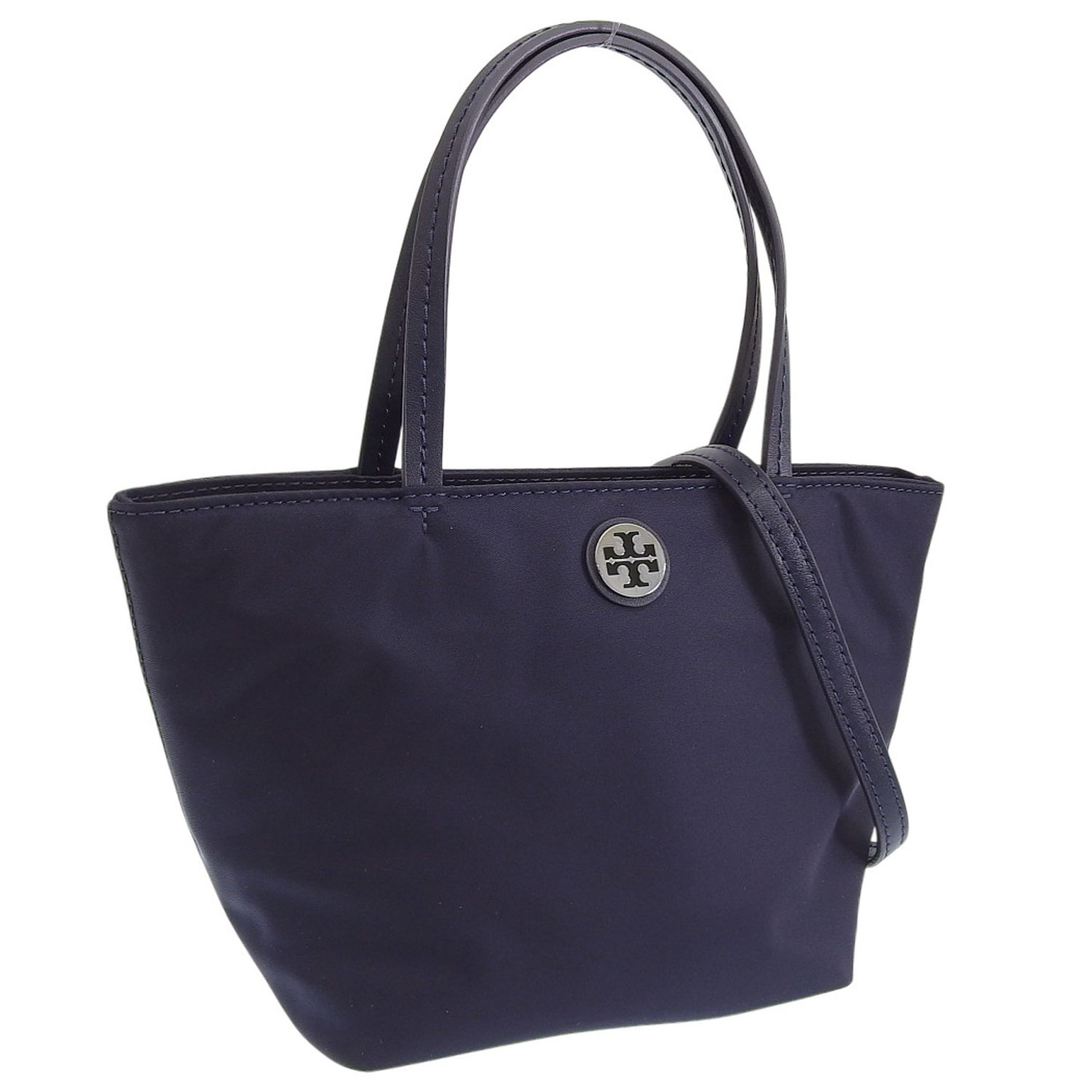 トリーバーチ バッグ レディース ショルダーバッグ 2way 斜めがけ アウトレット ナイロン ネイビー NYLON MINI TOTE 167913 405 TORY BURCH
