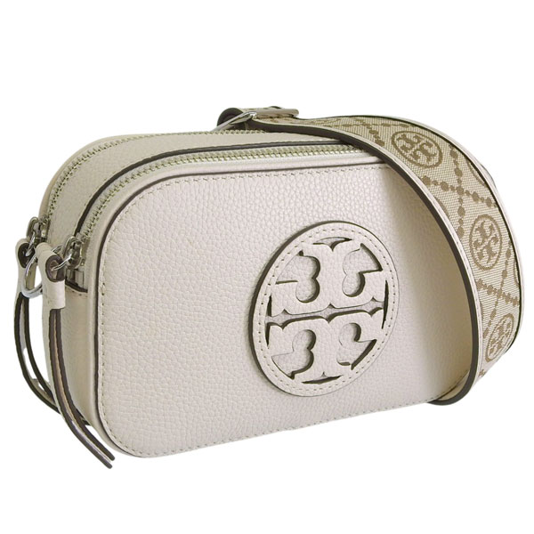 トリーバーチ バッグ レディース ショルダーバッグ ミラー ミニ レザー ニューアイボリー MILLER MINI CROSSBODY BAG 171955 104 TORY BURCH