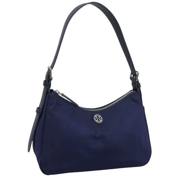 トリーバーチ バッグ レディース ハンドバッグ アウトレット ナイロン ネイビー NYLON SMALL ZIP TOP SHOULDER BAG 177335 405 TORY BURCH