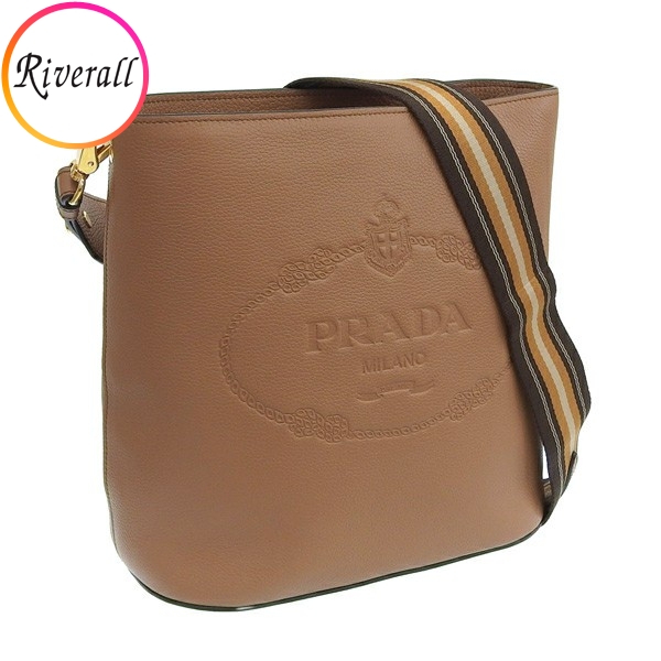 プラダ バッグ レディース ショルダーバッグ アウトレット レザー ブラウン 1BE057 VITELLO PHENIX CARAMEL PRADA :1be057viph cara:Riverall(リヴェラール)