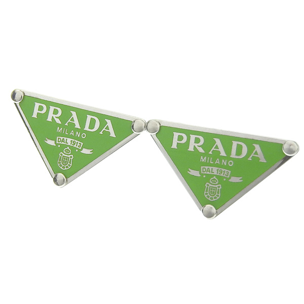 Yahoo! Yahoo!ショッピング(ヤフー ショッピング)プラダ アクセサリー レディース イヤリング アウトレット グリーン 1JO684 SMALTO JEWELS LIME PRADA